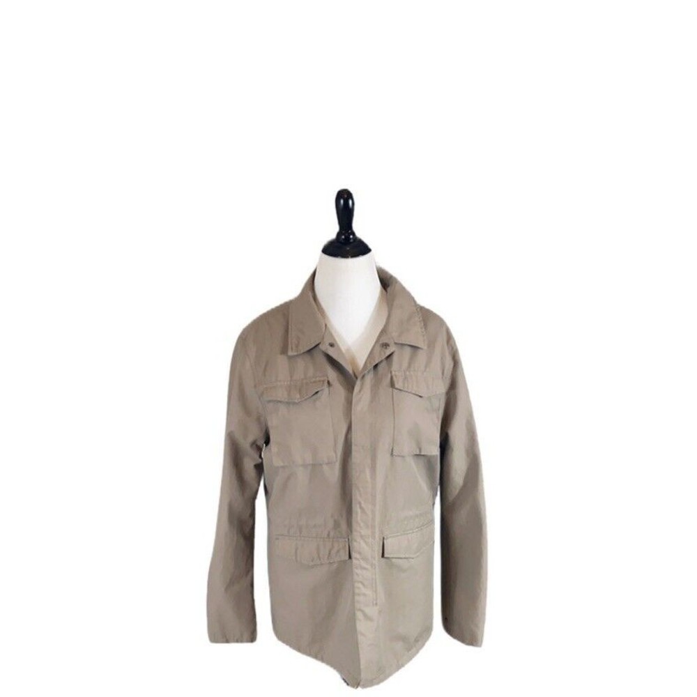 Five Four Windbreaker khaki Jacket Size Large